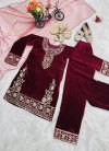 Oc 237 Viscose Velvet Top With Bottom Dupatta Wholesalers In Delhi